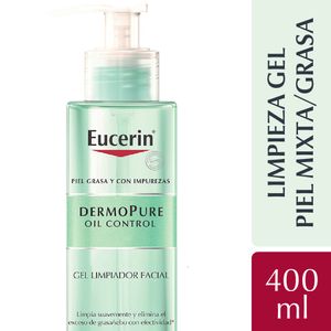 Eucerin - Dermopure Oil Control Gel de Limpieza x 400ML