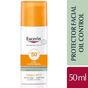 Eucerin -  Protector Solar Gel Crema Facial Toque Seco SPF50+ X50ML