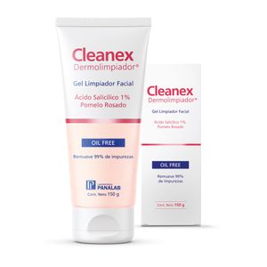 Cleanex Dermolimpiador x 150 gr - Gel Limpiador Facial