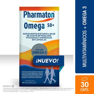 Pharmaton OMEGA 50+ Suplemento Dietario x 30 Capsulas