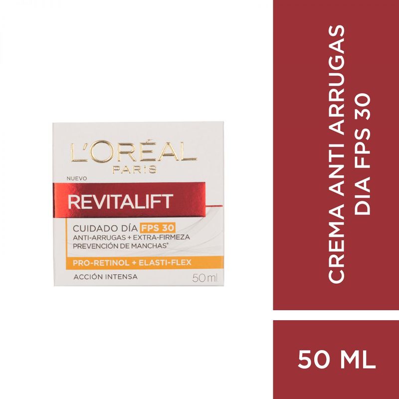 LOREAL-CREMA-ANTIARRUGAS-REVITALIFT-DIA-FPS30-50ML