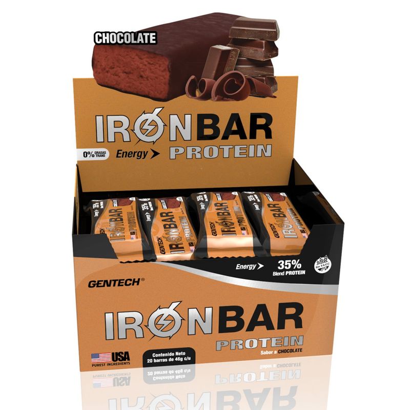 GENTECH-IRON-BAR-BARRA-PROTEICA-CHOCOLATE-20-UNIDADES