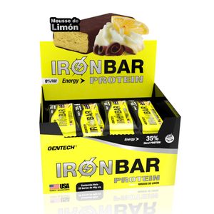 Iron bar barra proteica mousse limon 20 unidades