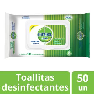Toallas antibacteriales (50 unidades)
