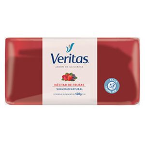 Jabon glicerina y nectar de frutas 3 unidades por 120 grs