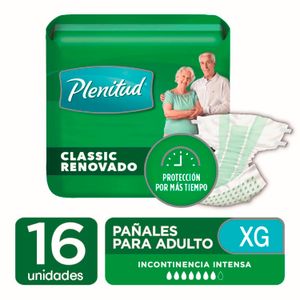 PAÑAL PARA ADULTO UNISEX CLASSIC XG ( 16 UNIDADES)
