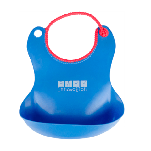 BABY-INNOVATION-BABERO-SILICONA-AZUL-BOLSILLO-IMPERMEABLE