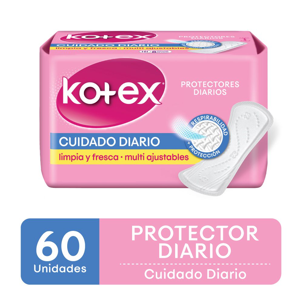 Protector diario cuidado diario (60 unidades)