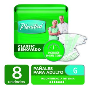 Pañal desechable para adultos classic talle g (8 unidades)