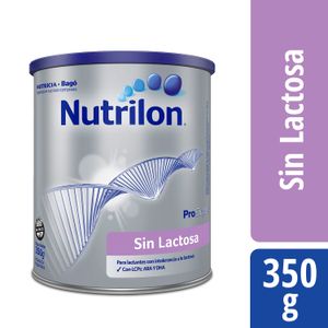 Fórmula láctea sin lactosa lata 350 gr