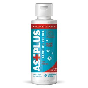 Alcohol en gel frasco con tapa 135 ml