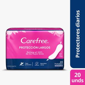Protectores diarios largos (20 unidades)
