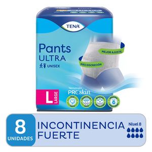 Ropa interior pants ultra talle l (8 unidades)