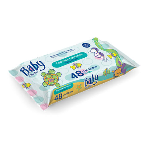 Caja x24 Baby Toallitas Húmedas 80u - Algabo Shop