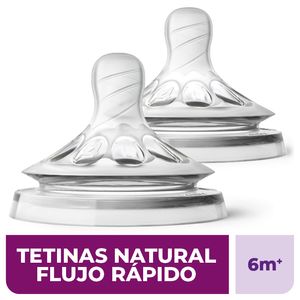 Tetinas natural fluir rapido (6m+) scf044/27 (2 unidades)