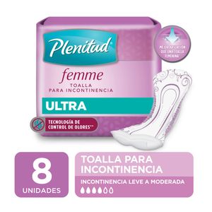 Toalla ultra plenitud femme (8 unidades)