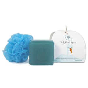 Set de baño discovery little boy con jabon y esponja