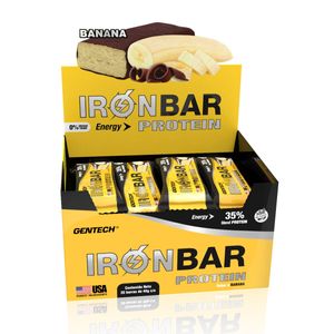 Iron bar barra proteica banana 20 unidades