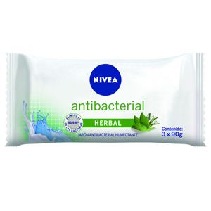 Jabon antibacterial herbal 90 gr (3 unidades)