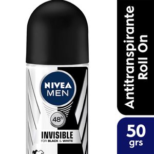 Desodorante antitranspirante  MEN Invisible B&W Roll On 50 ml