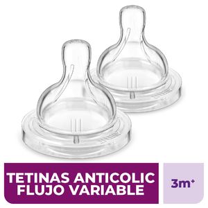 Tetina Silicona Flujo Variable 6-18m 2 unidades Nuk