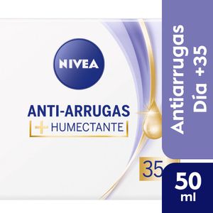 Crema facial revitalizante antiarrugas con aceite de argán 35+ 50 ml