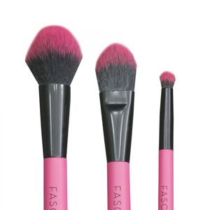 Make up brochas pouch pink (3 unidades)