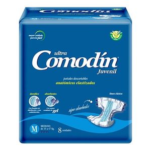 PAÑAL ADULTO ANATOMICO M (8 UNIDADES)