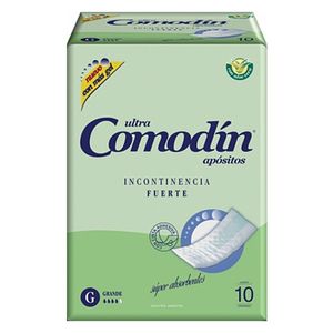 APOSITOS INCONTINENCIA FUERTE  10 UNIDADES