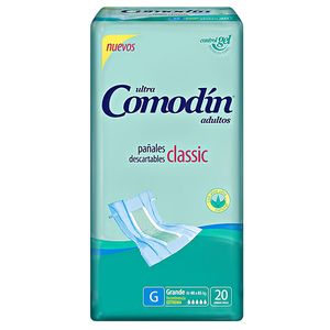 PAÑAL ADULTO CLASICO G (20 UNIDADES)