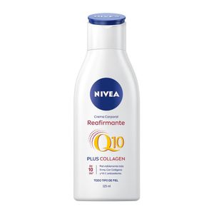 Crema corporal reafirmante q10 + colágeno 6 en 1 125 ml