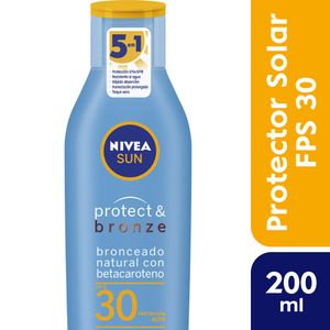 Bronceador y protector solar sun protect & bronze fps30 200 ml