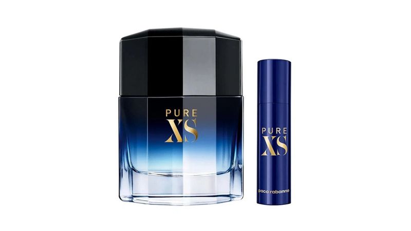 Fragancia xs pure para hombre set edt 50 ml edt 10 ml