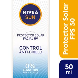 Protector solar facial control anti-brillo fps50 50 ml