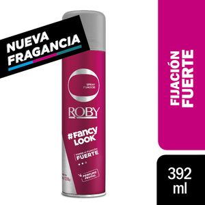 Spray fijador fuerte con perfume frutal 390 ml