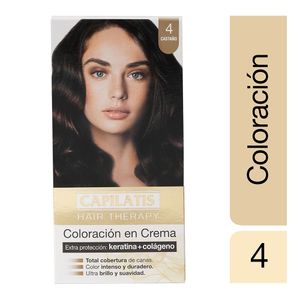 Kit coloración en crema castaño n°4