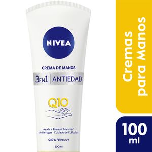 Crema de manos anti age 3 en 1 q10 100 ml