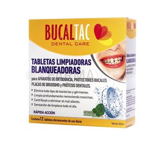 Tabletas limpiadoras efervescentes (12 unidaes)