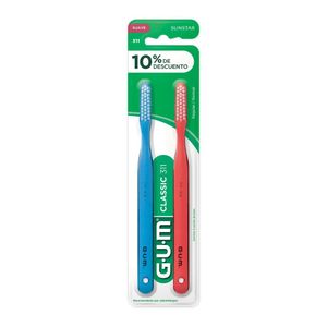 Cepillo dental classic 311 suave x 2
