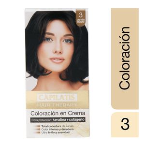 Kit coloración en crema castaño oscuro n°3