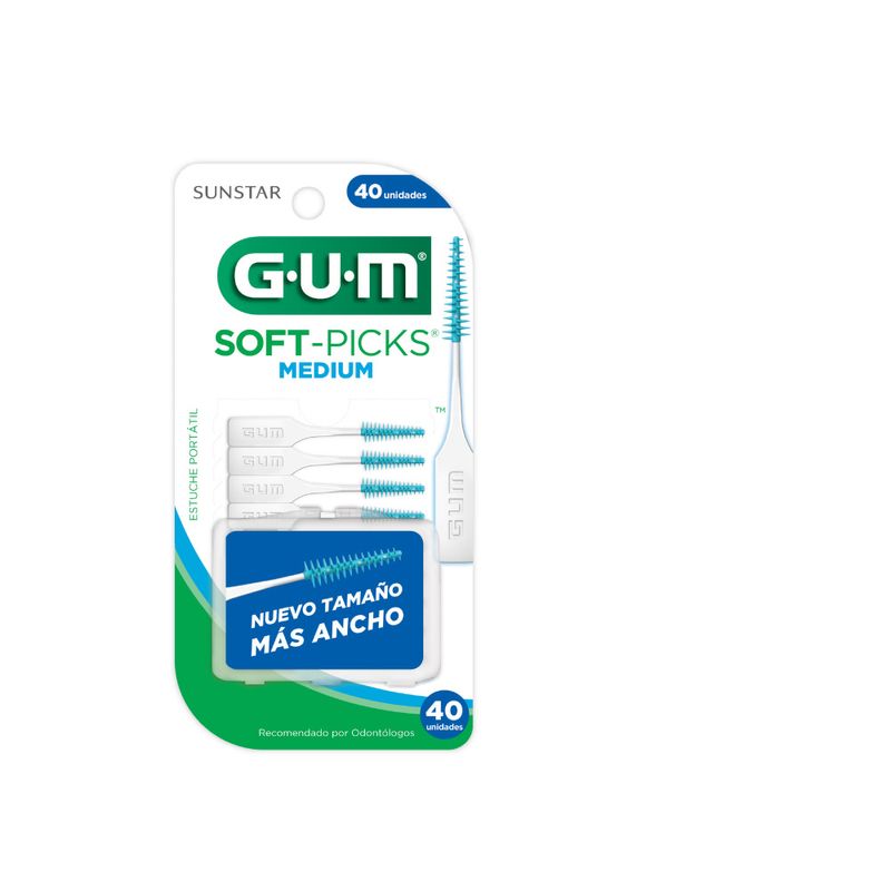 GUM-PALILLOS-SOFT-PICKS-MEDIUM-X-40U