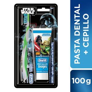 Cepillo dental star wars + pasta dental 75 gr