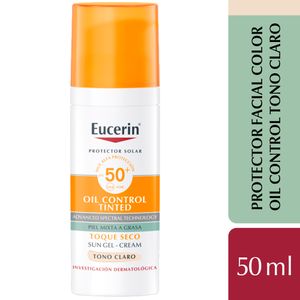 Oil Control Sun Face protector solar toque seco tono claro fps50 50 ml
