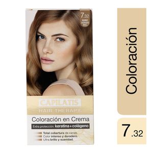 Kit coloración en crema rubio dorado miel n°7.32