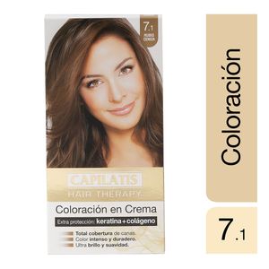 Kit coloración en crema rubio ceniza n°7.1