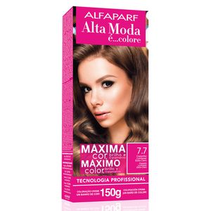 Kit coloracion 7.7 castaño luminoso extra claro