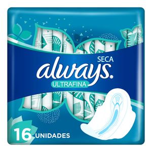 Toallitas femeninas secas ultrafina (16 unidades)