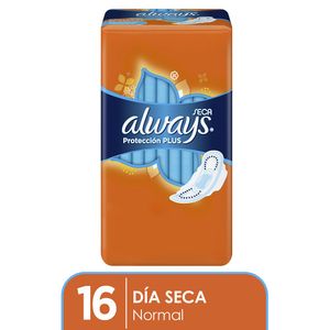 Toallitas Femeninas Proteccion y Confort Seca (16 unidades)