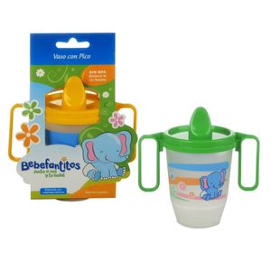 Vaso con pico plastico