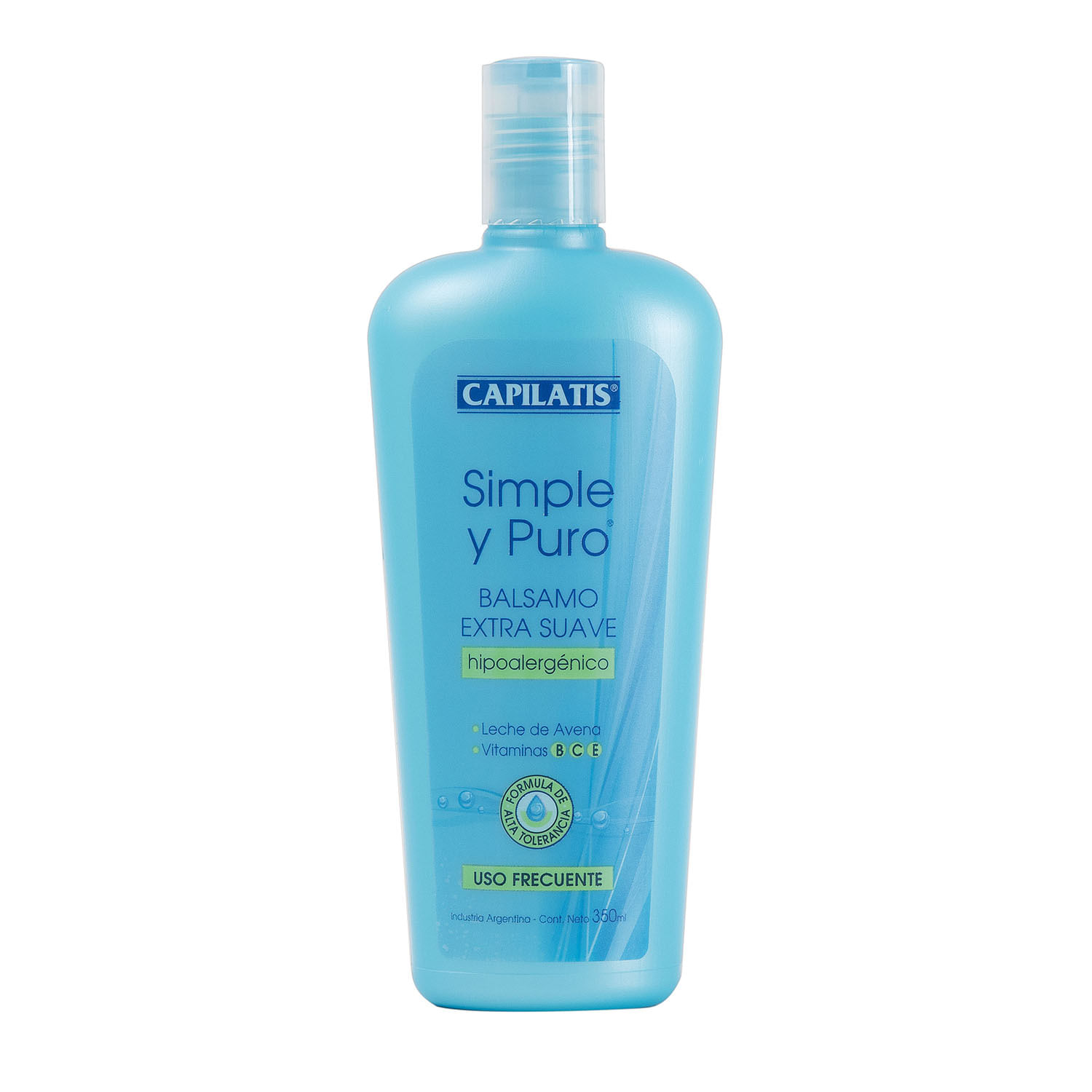 Balsamo extra suave hipoalargenico linea simple y puro 350 ml